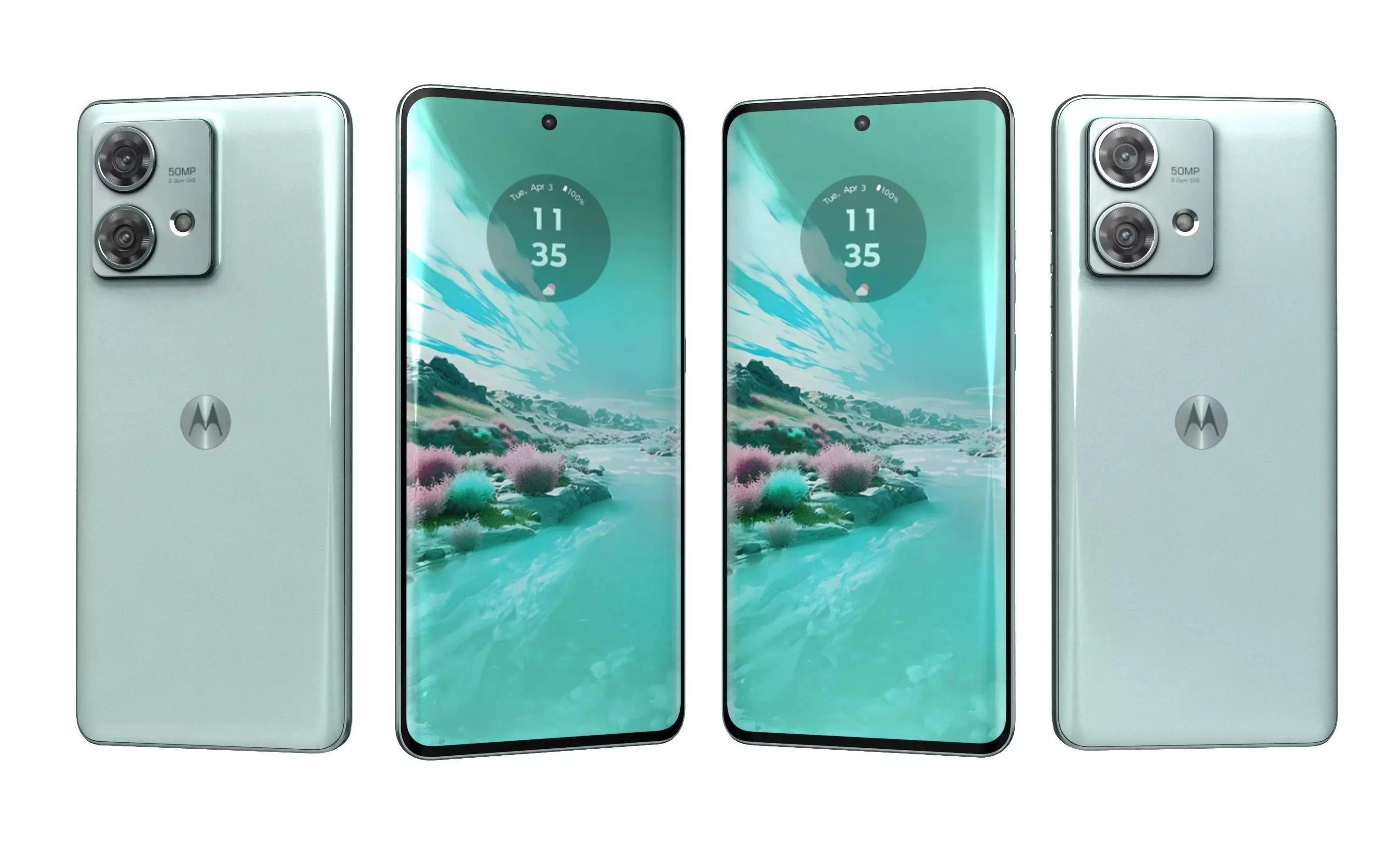 Motorola Edge 40 Neo All Colors High Poly 3D model_20