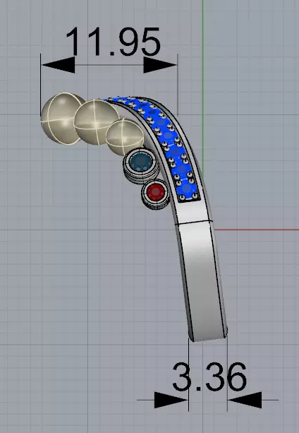 Unique women set 3D print model_6