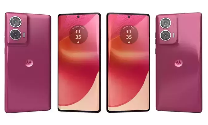 Motorola Edge 50 Fusion Red High Poly