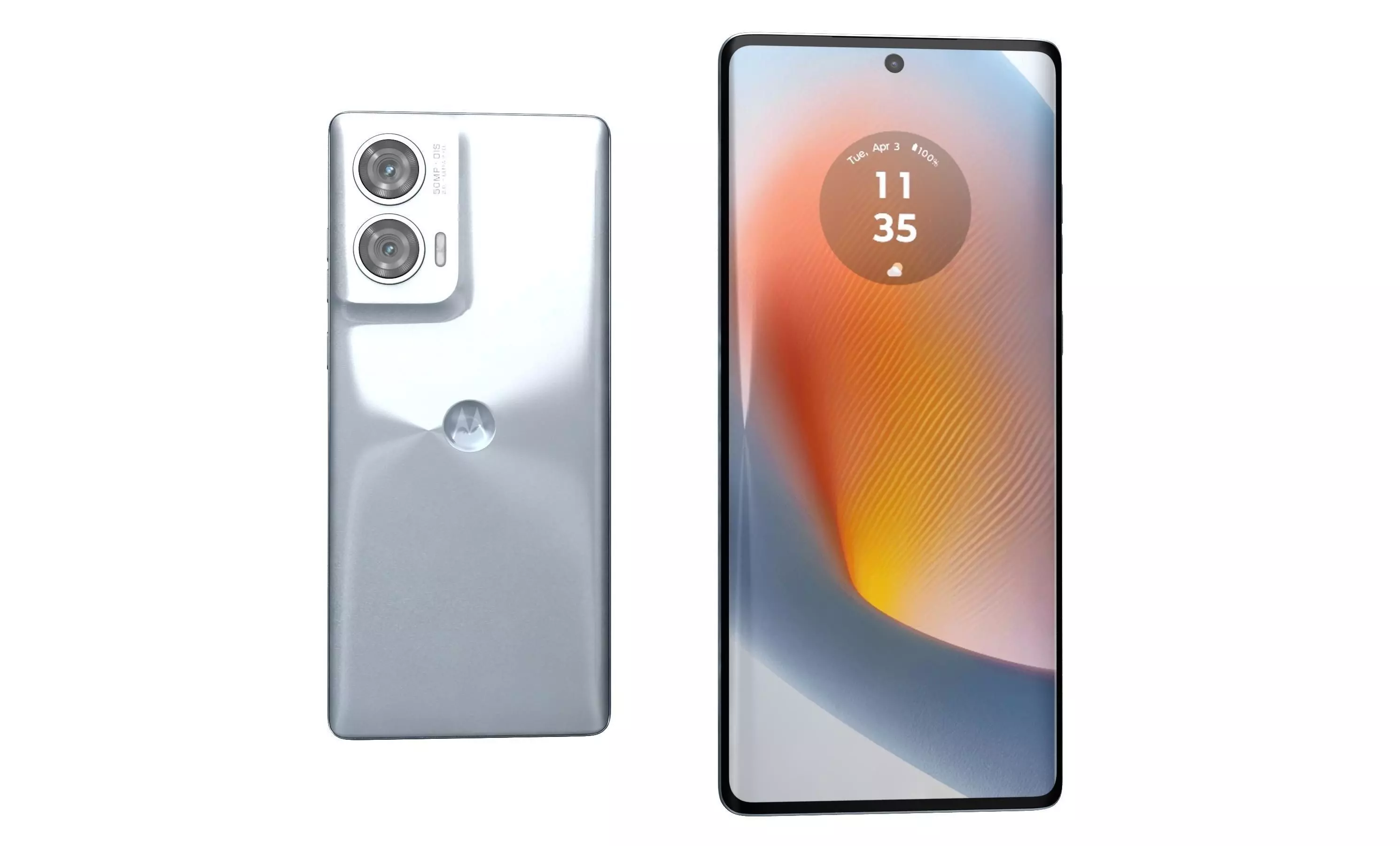 Motorola Edge 50 Fusion White High Poly 3D model_29