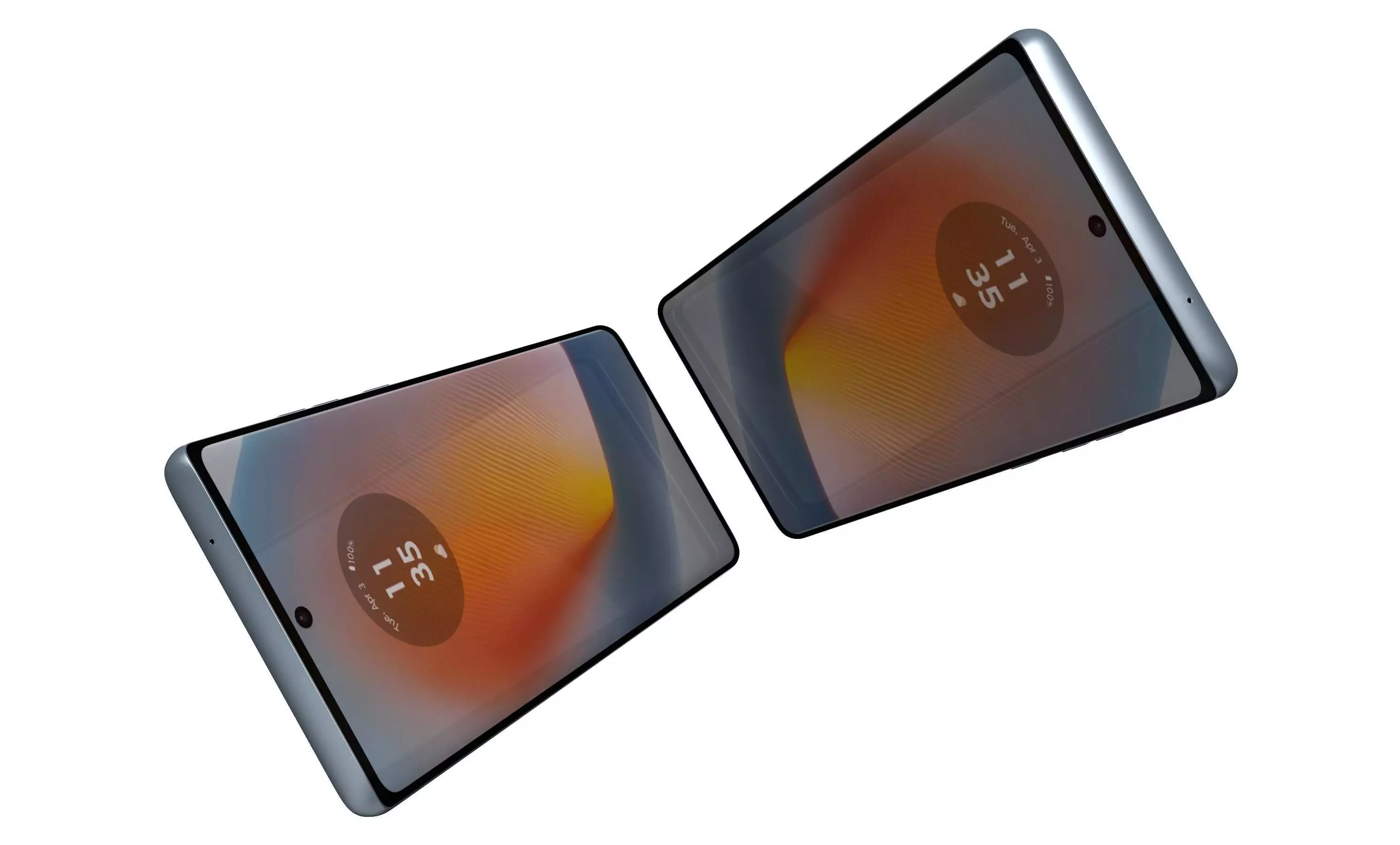 Motorola Edge 50 Fusion White High Poly 3D model_3