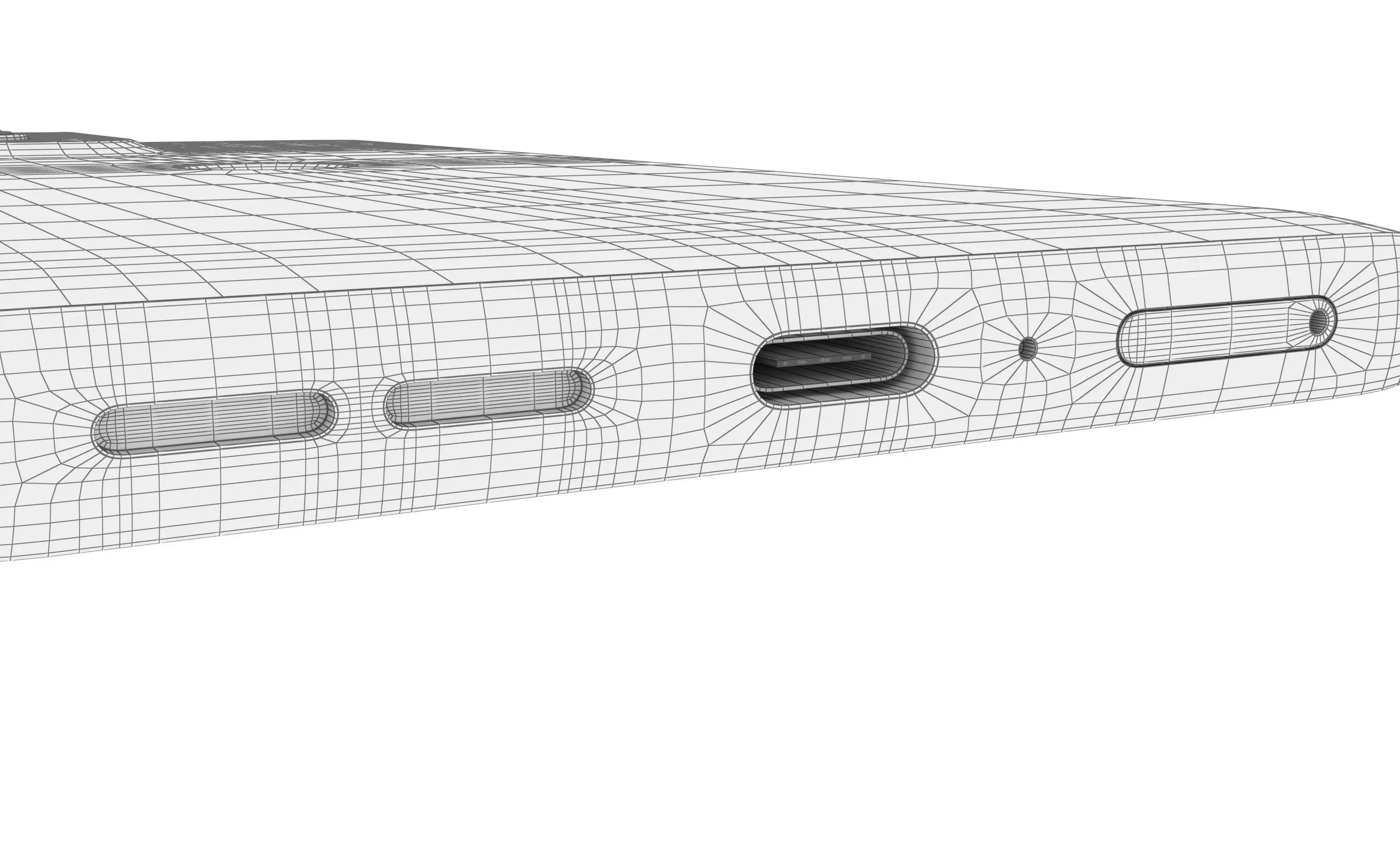 Motorola Edge 50 Fusion White High Poly 3D model_23