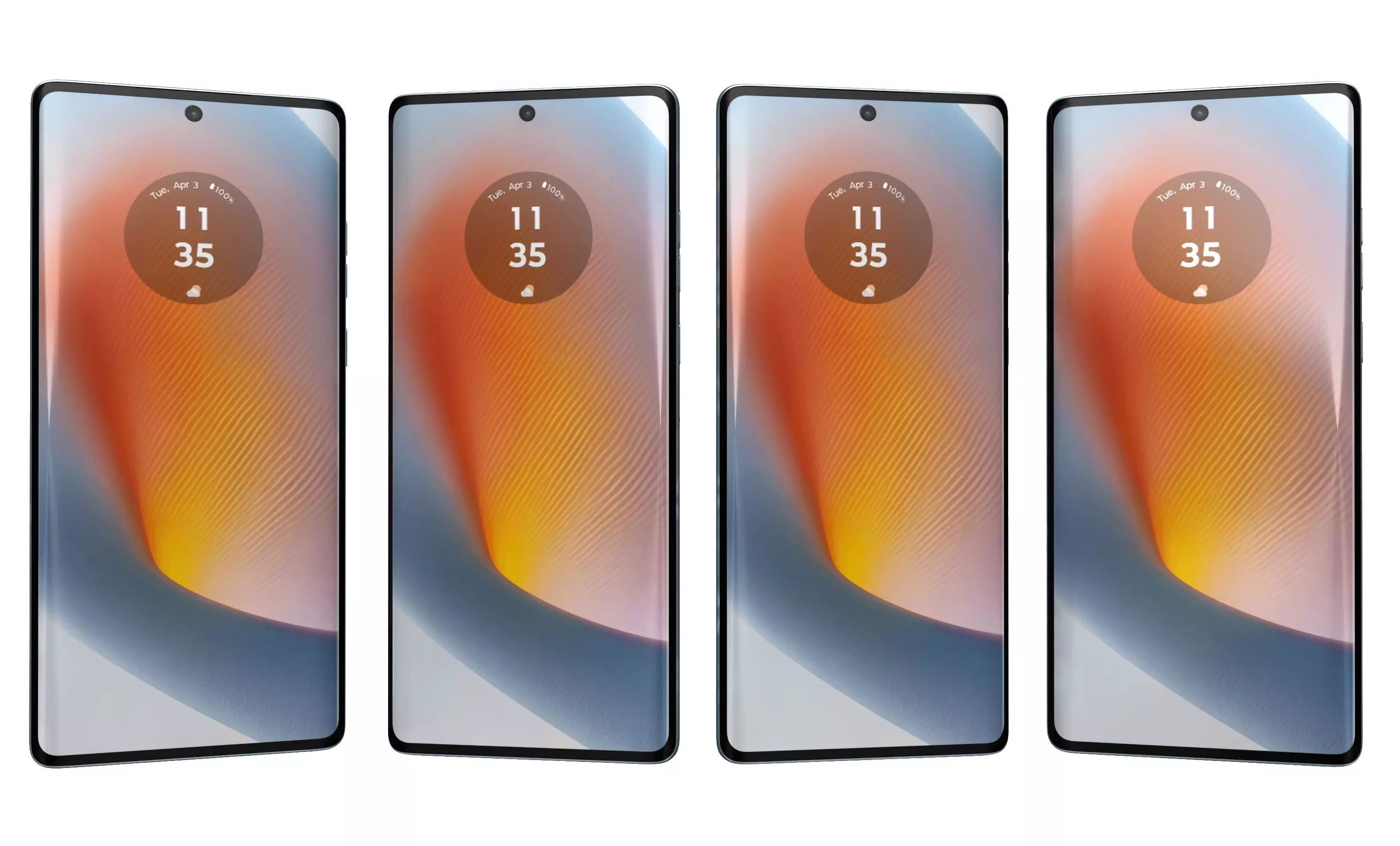 Motorola Edge 50 Fusion White High Poly 3D model_21