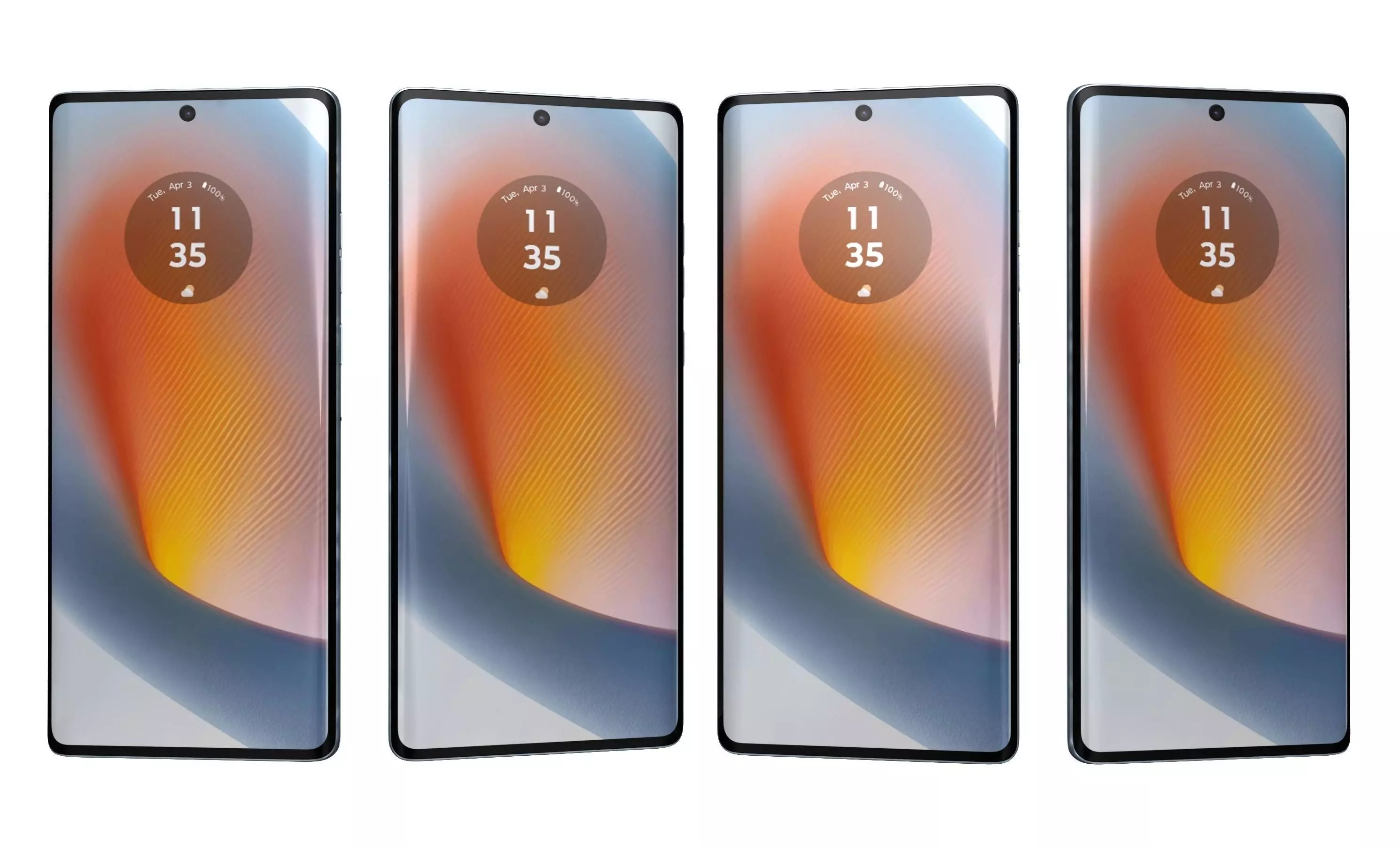 Motorola Edge 50 Fusion White High Poly 3D model_28