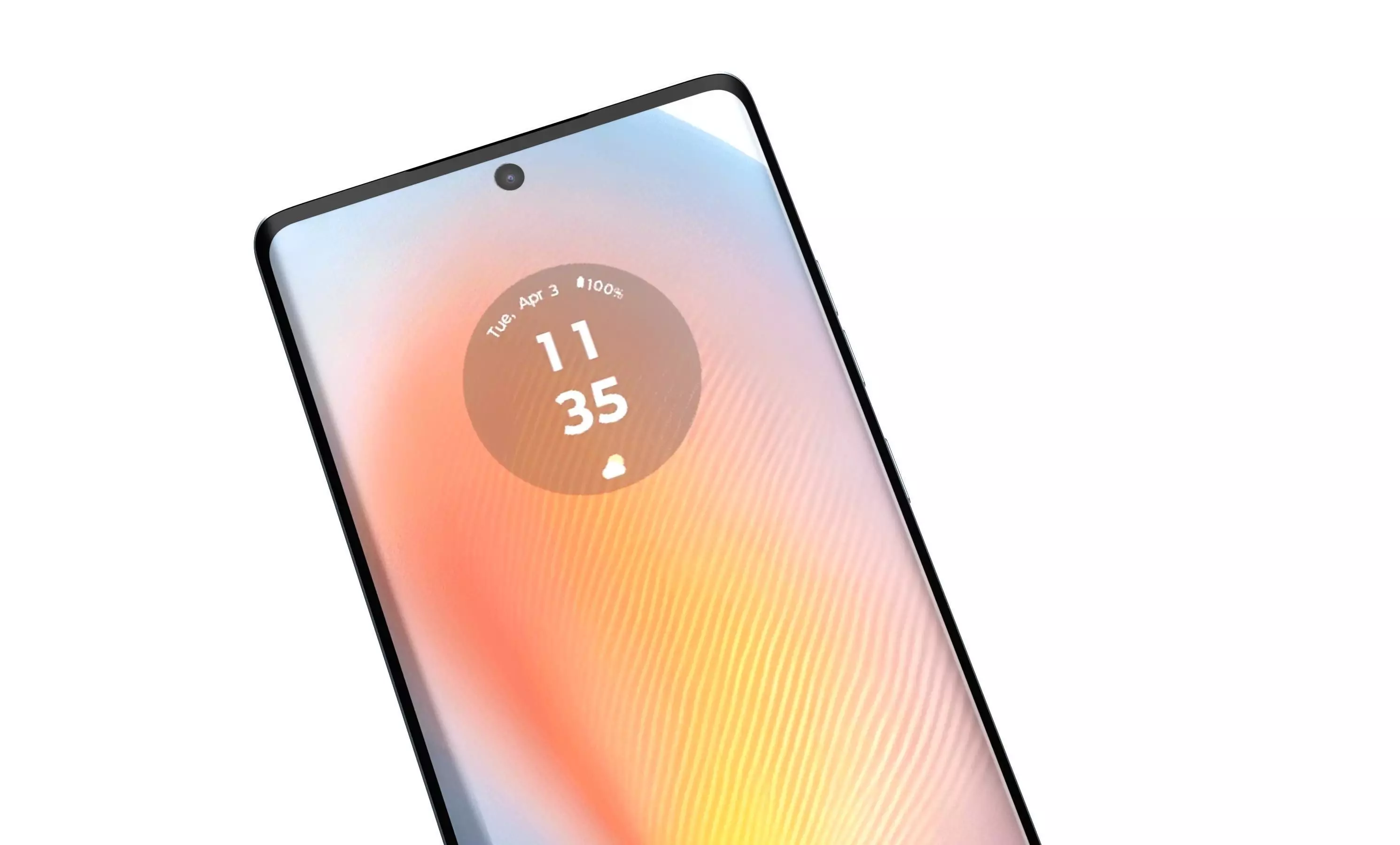 Motorola Edge 50 Fusion White High Poly 3D model_8