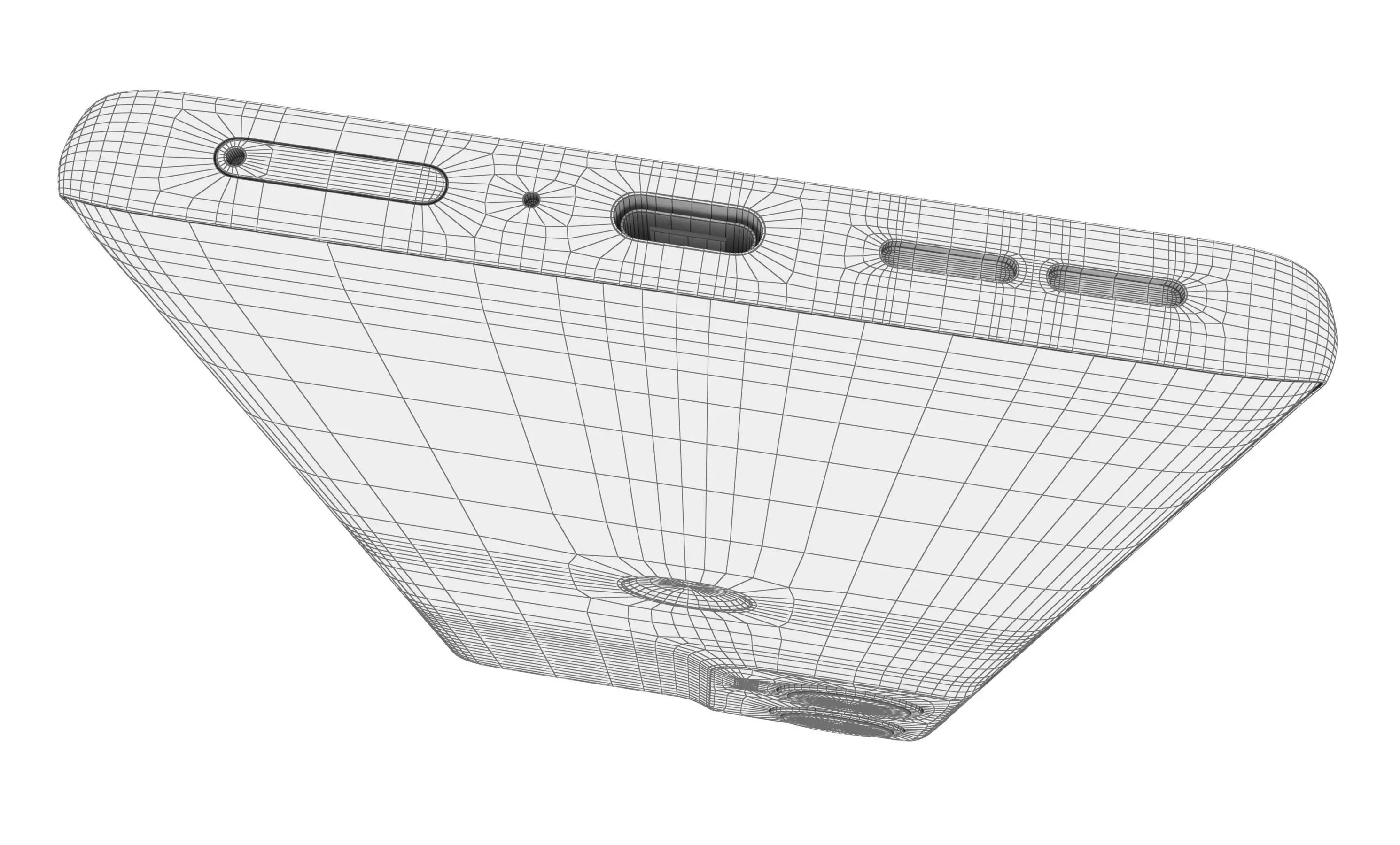 Motorola Edge 50 Fusion White High Poly 3D model_16