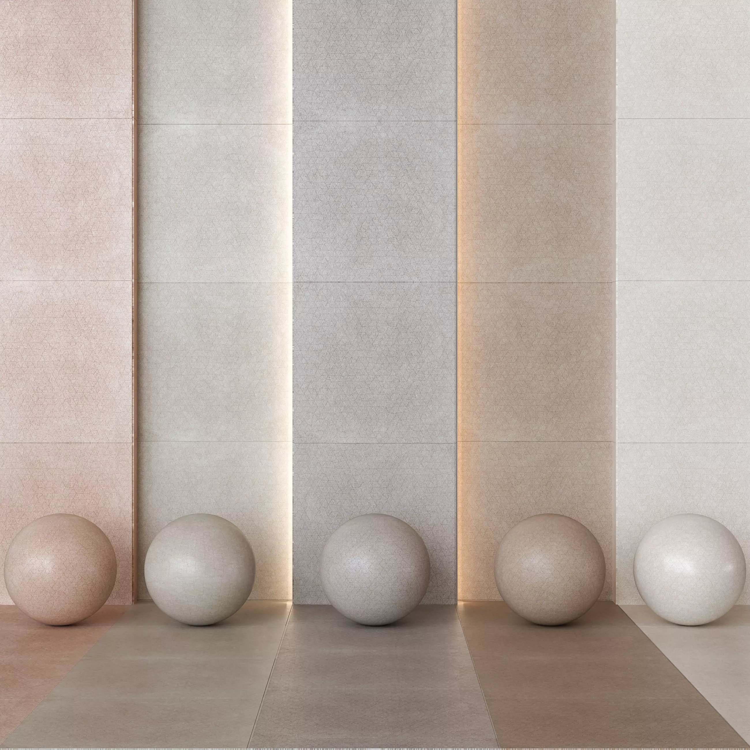 Marazzi Slow Rafia Decorative Tile - 3D Ink -Set of 12 Texture_2