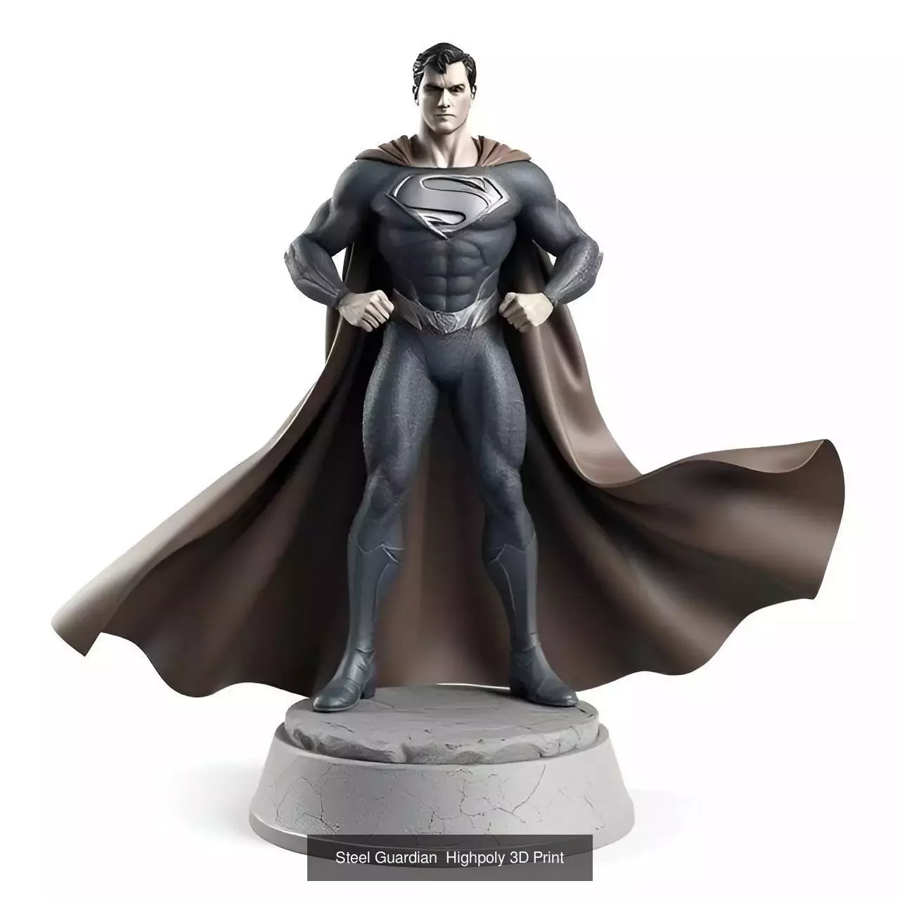 HighPoly Superhero Figurine Collection _4