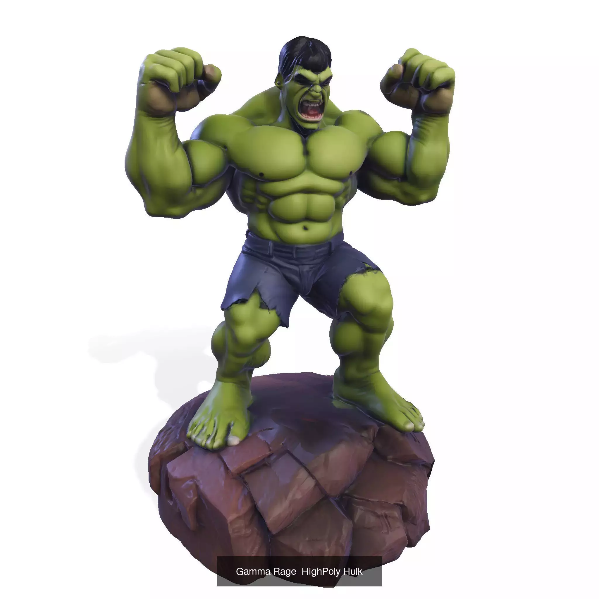 HighPoly Superhero Figurine Collection _7