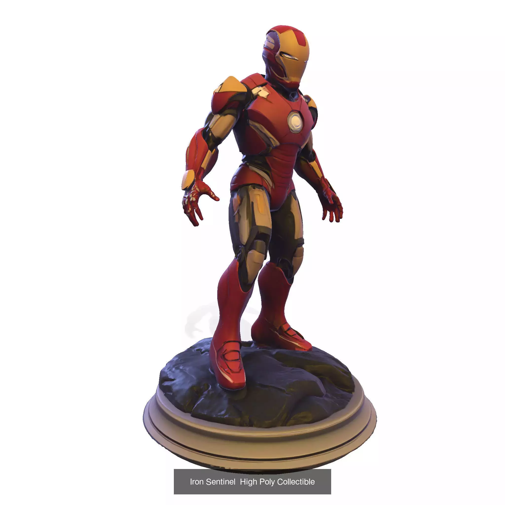 HighPoly Superhero Figurine Collection _1
