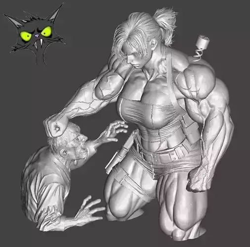 Jill Valentine infected with T-virus