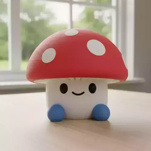 cute mushroom character