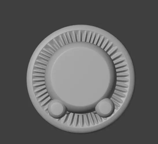 cute mushroom character 3D print model_3