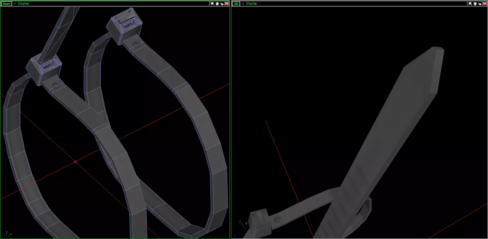 TyRaps Low-poly 3D model_5