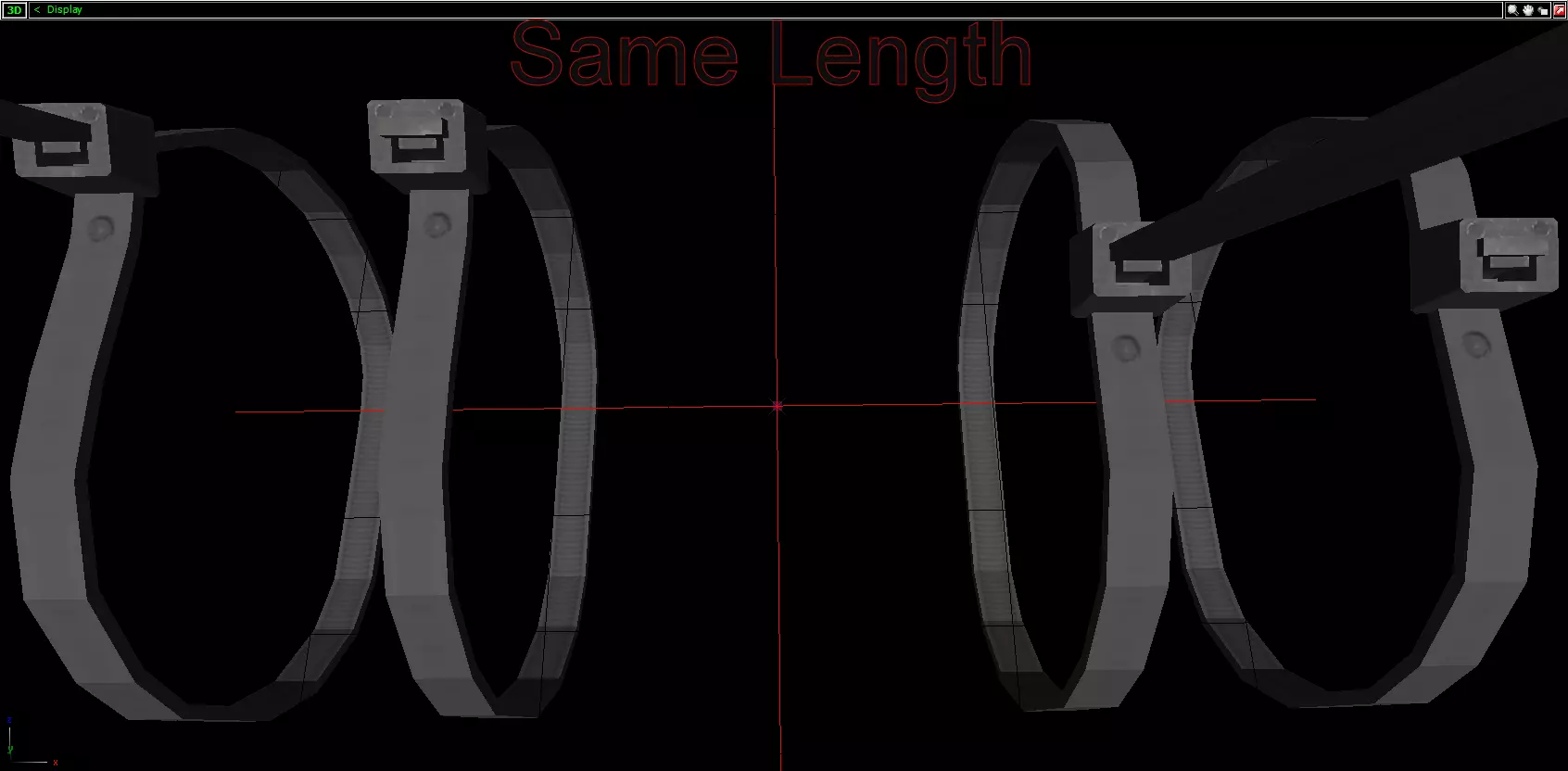 TyRaps Low-poly 3D model_0