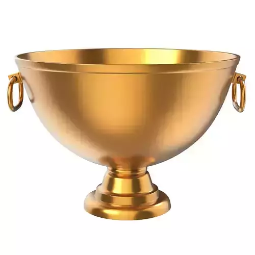 Gold Champagne Bucket PBR Low-poly 3D model