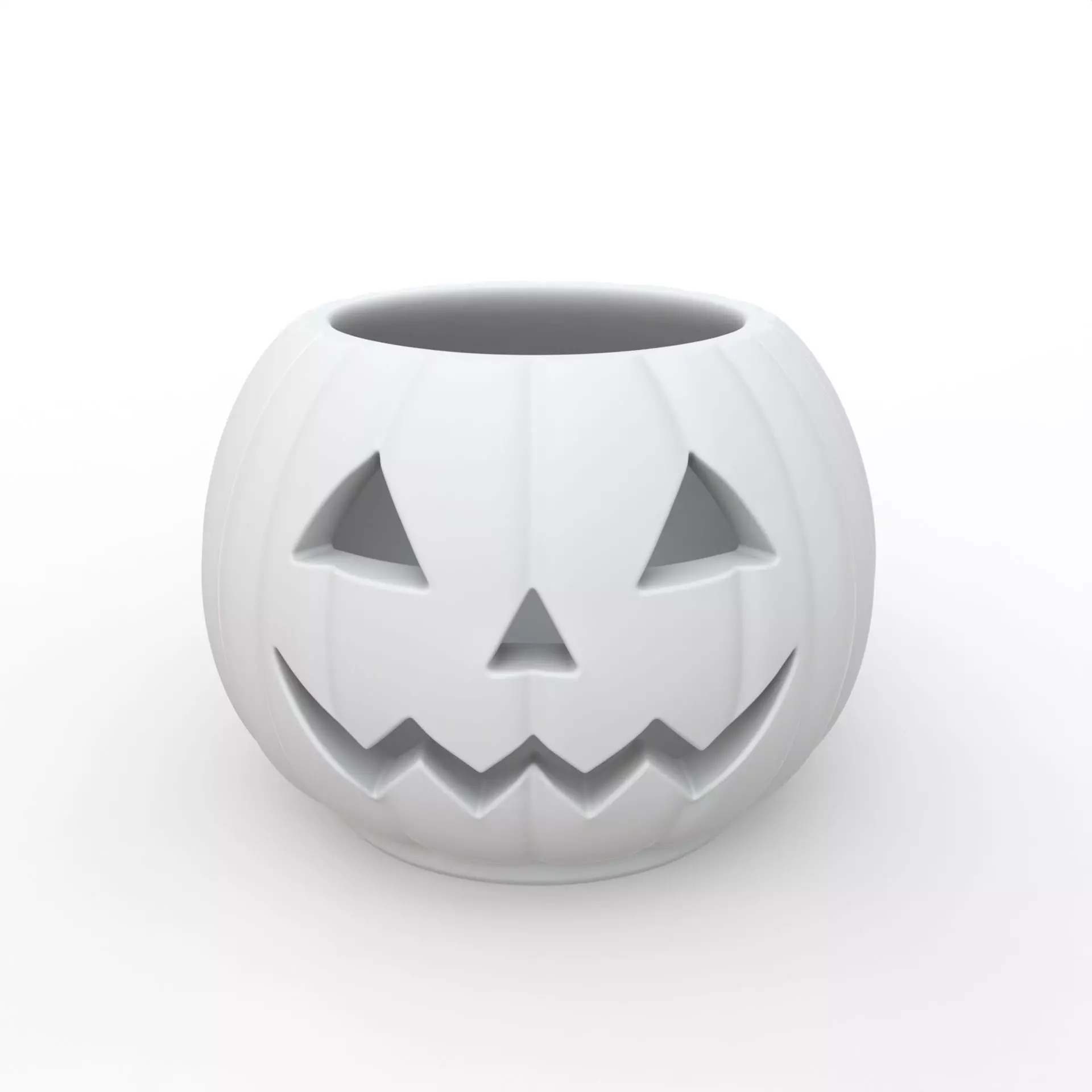 Halloween Pumpkin Decoration 3D Print Carved Jack-o-Lantern 3D print model_1