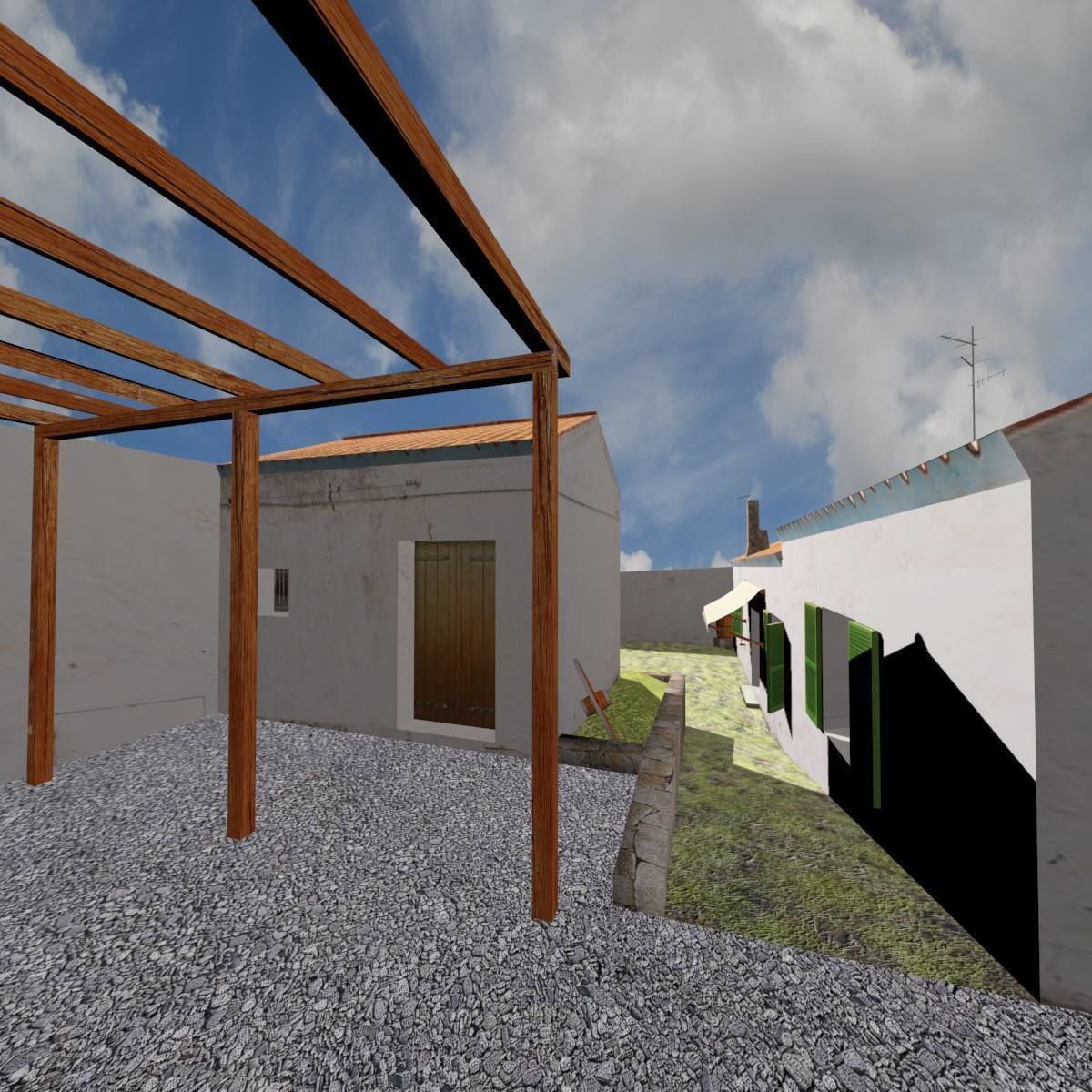 Fisherman Home - Low Poly Low-poly 3D model_5