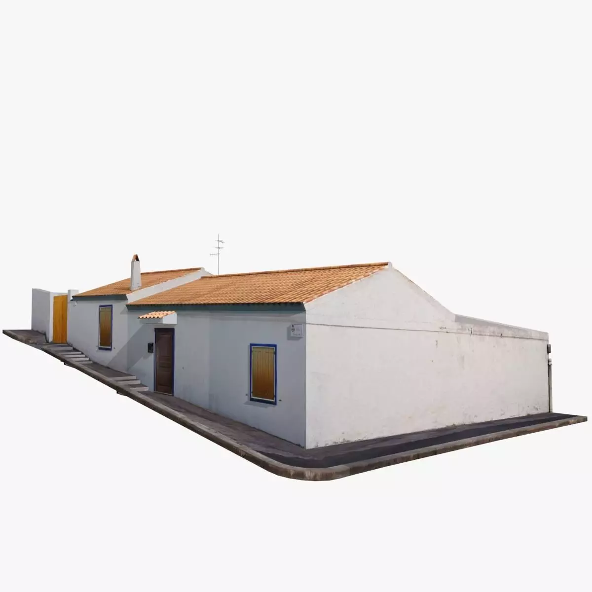 Fisherman Home - Low Poly Low-poly 3D model_0