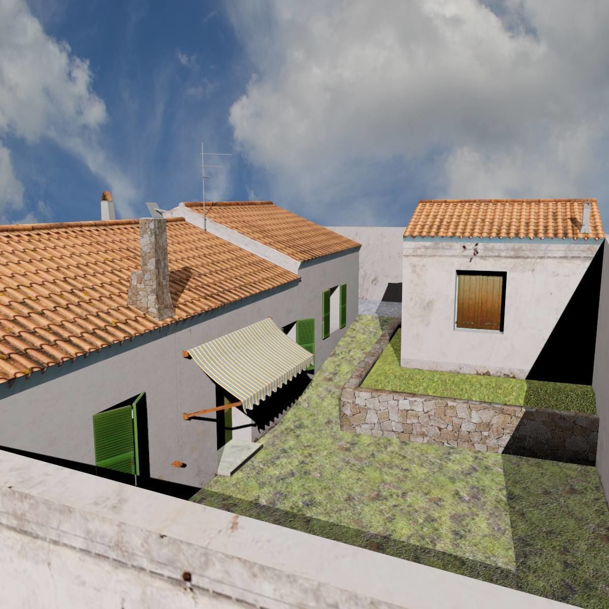 Fisherman Home - Low Poly Low-poly 3D model_2