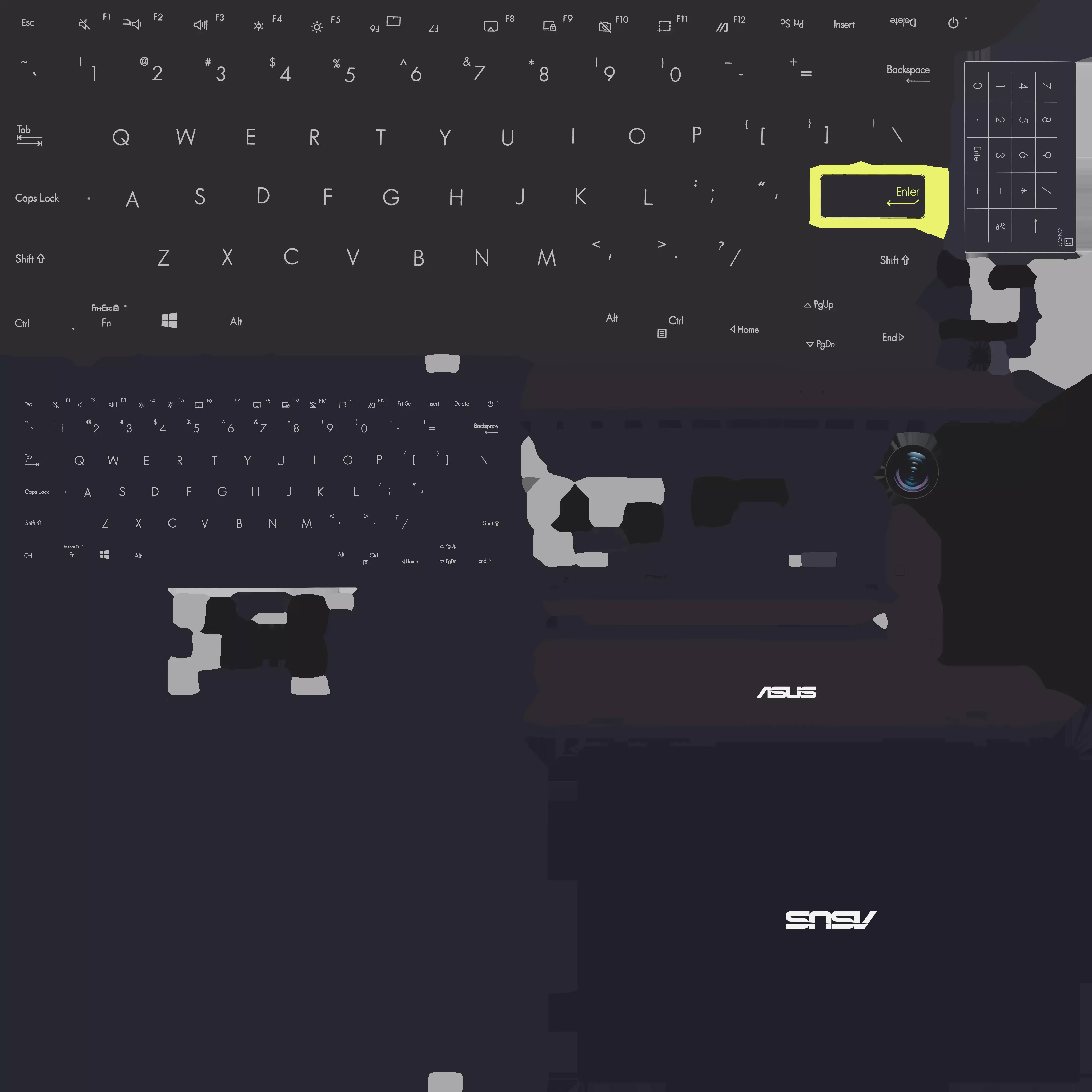 Asus Laptop 3D model_1