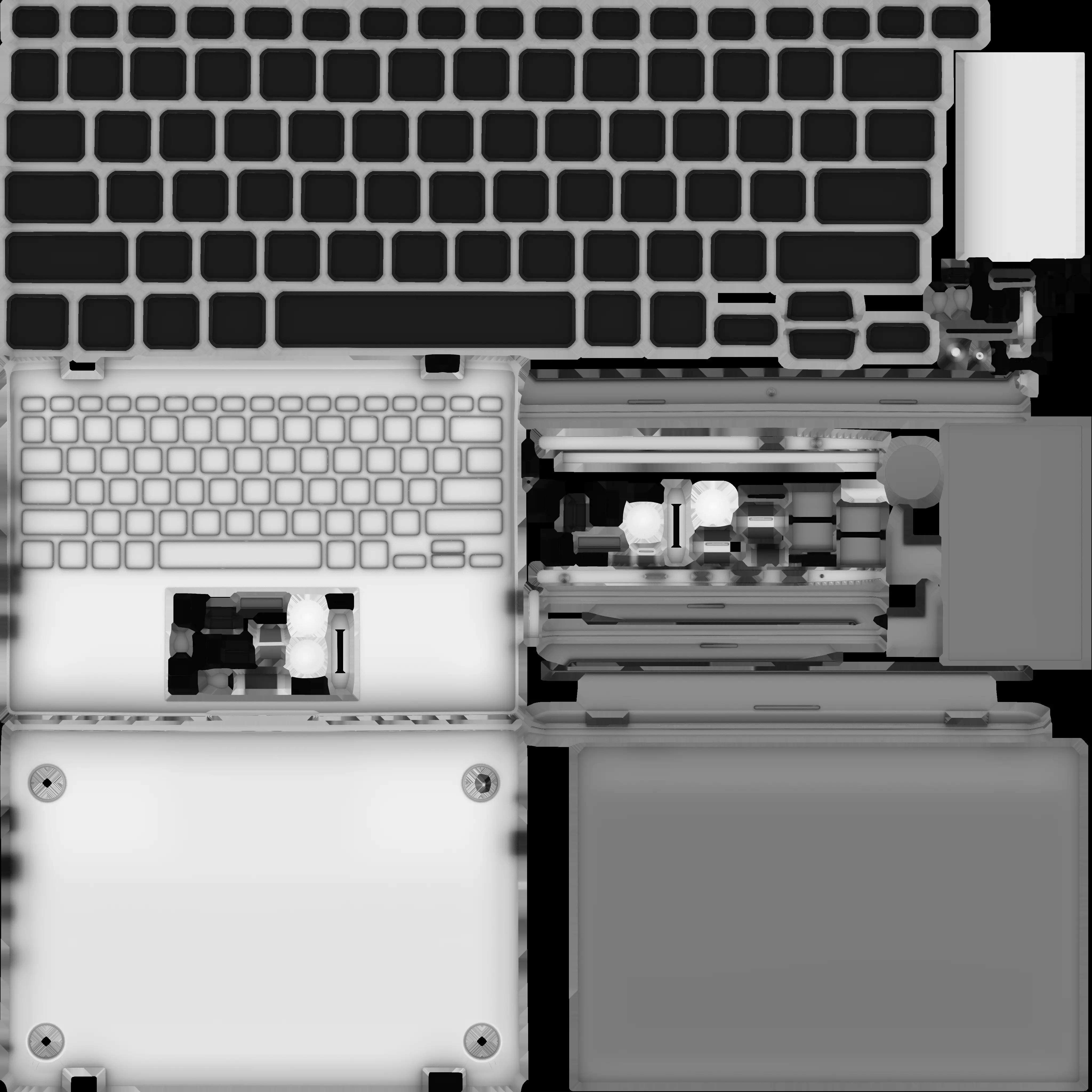 Asus Laptop 3D model_13