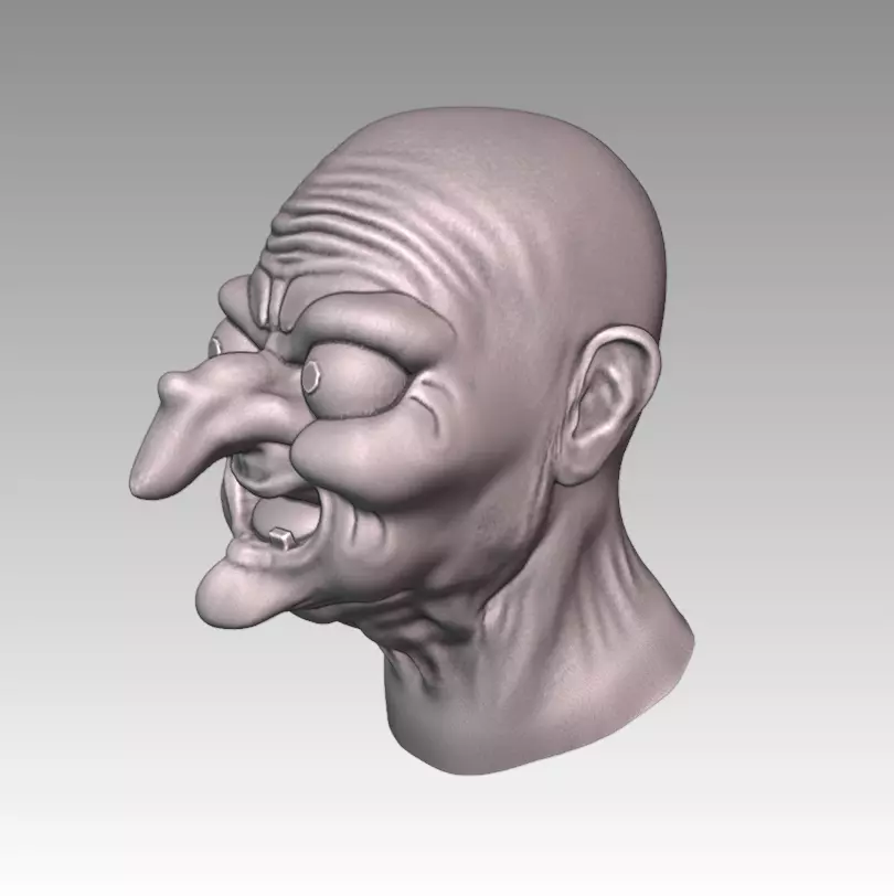 EVIL QUEEN WITCH MASK - Snow White 3D print model_21