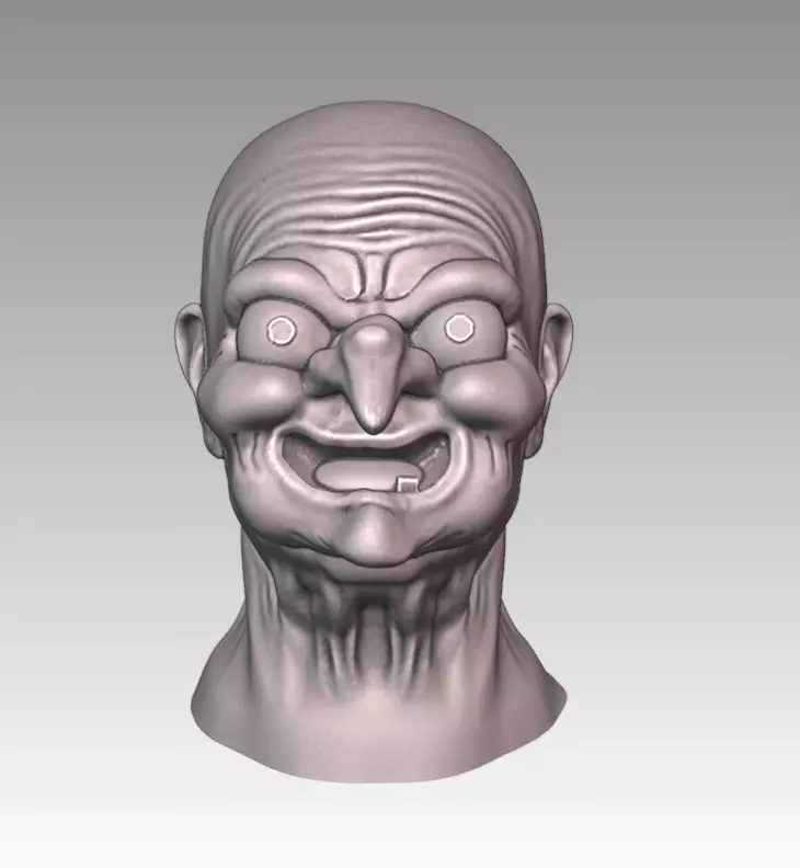 EVIL QUEEN WITCH MASK - Snow White 3D print model_17