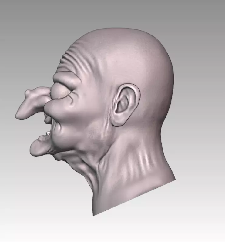 EVIL QUEEN WITCH MASK - Snow White 3D print model_18