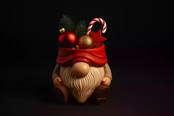 Adorable Gnome Planter Pot Whimsical Garden Decor