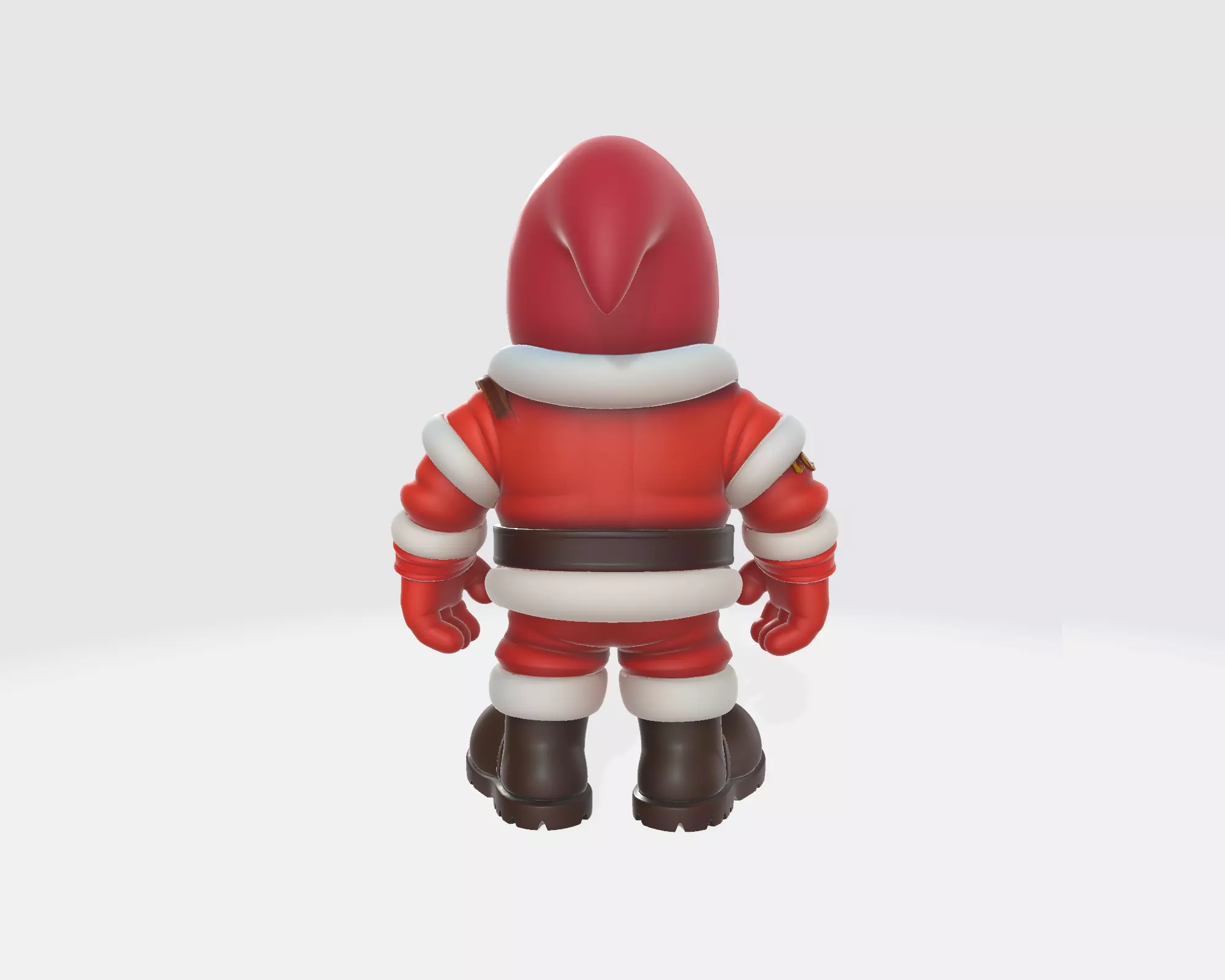 Santa Claus Figure Christmas Decoration Holiday Miniature 3D print model_5