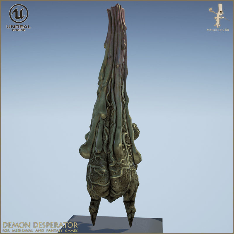 Demon Desperator Low-poly 3D model_7