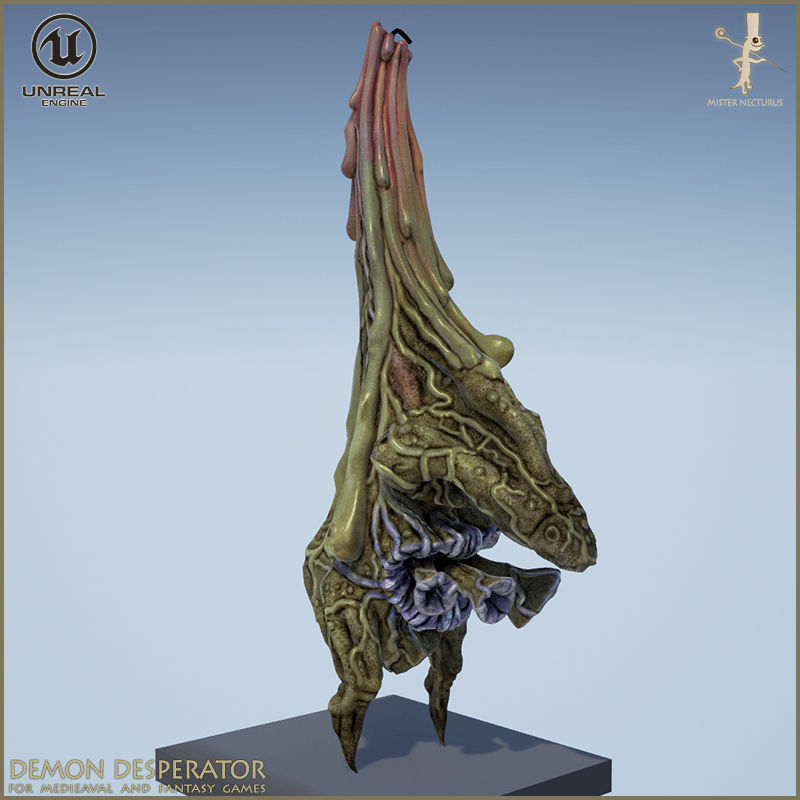 Demon Desperator Low-poly 3D model_10