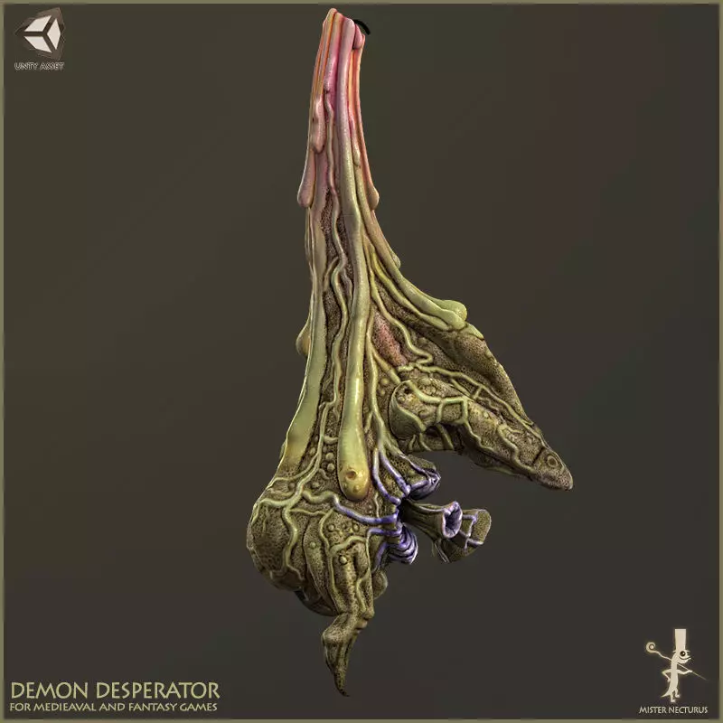 Demon Desperator Low-poly 3D model_0