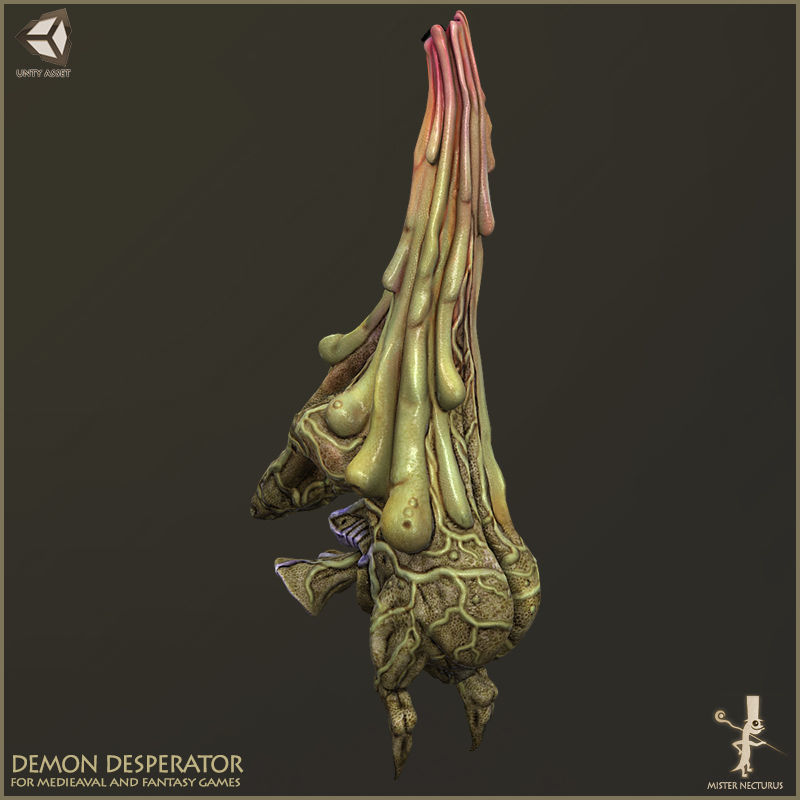 Demon Desperator Low-poly 3D model_3