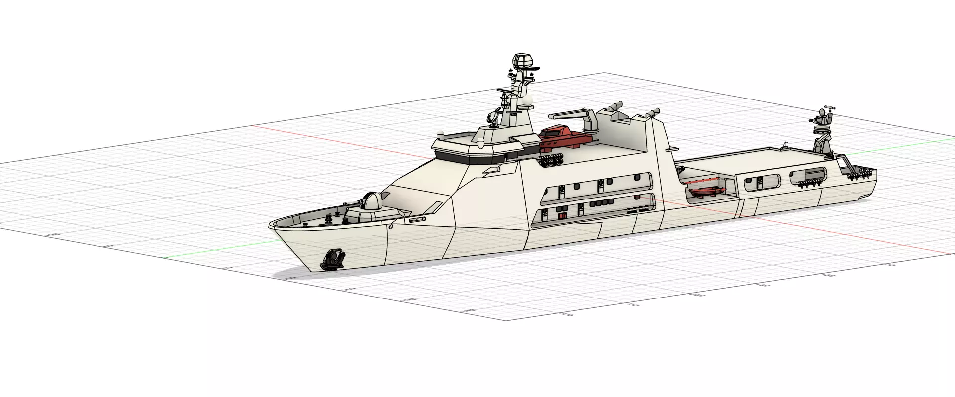 Indonesian Coast Guard Nipah class 3D print model