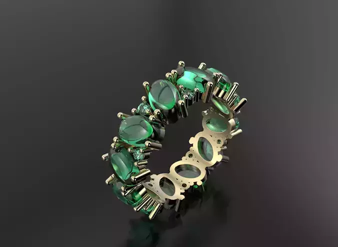 Individual Cabashon ring