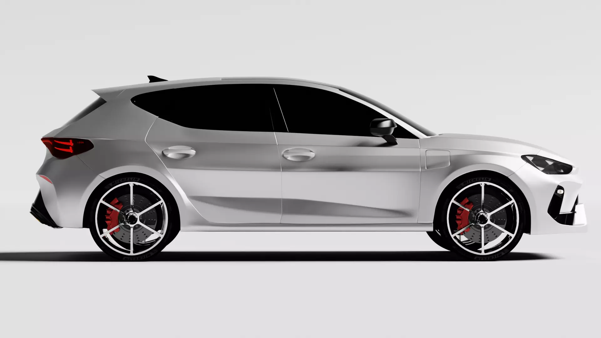 Cupra Leon 2024 Inspired Exterior Concept Body Only No Interior 3D model_0