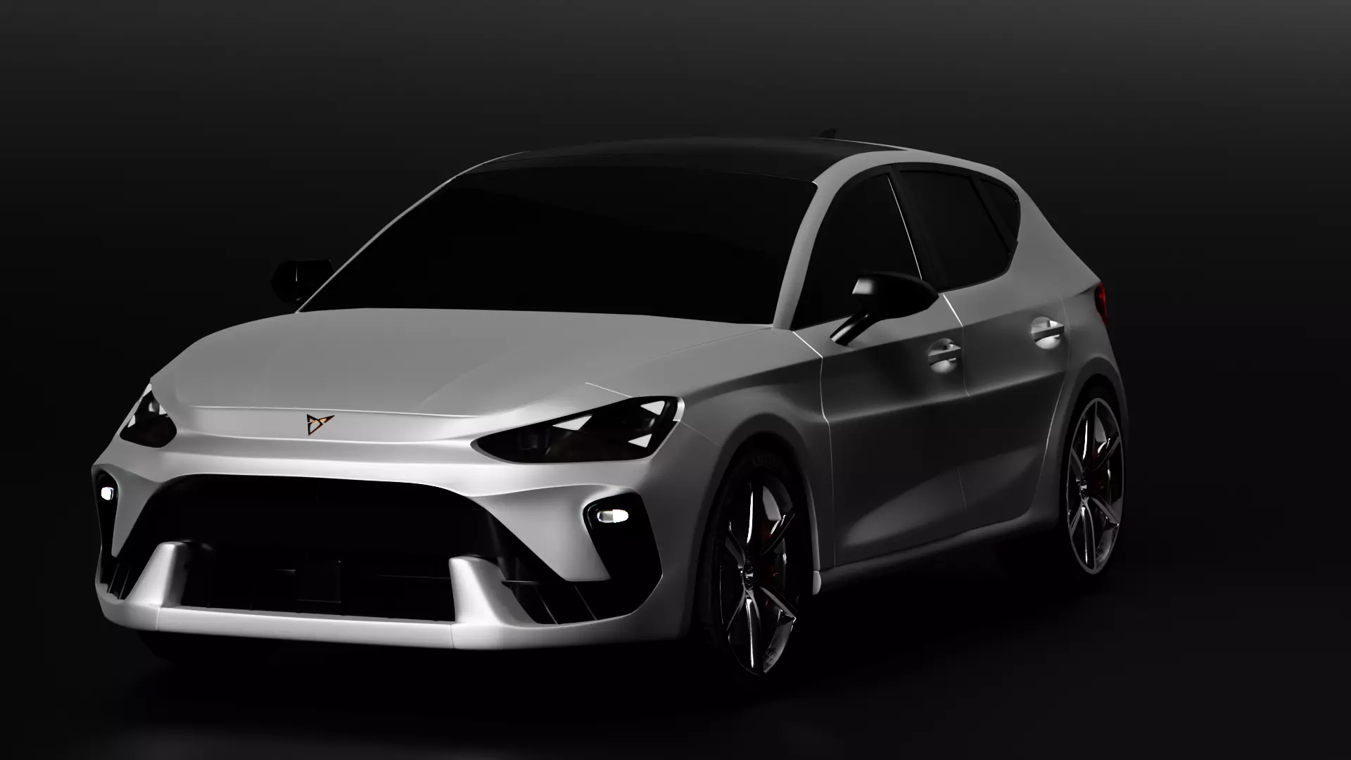 Cupra Leon 2024 Inspired Exterior Concept Body Only No Interior 3D model_13