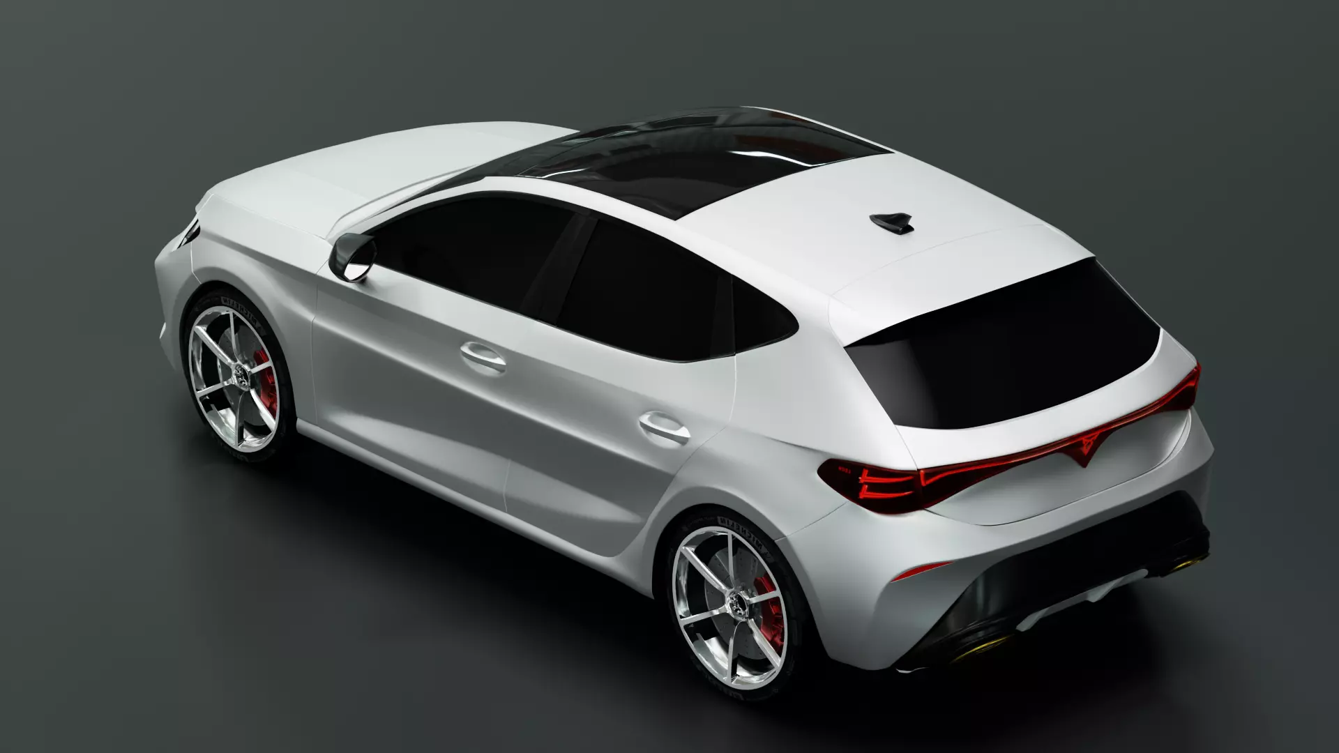 Cupra Leon 2024 Inspired Exterior Concept Body Only No Interior 3D model_2