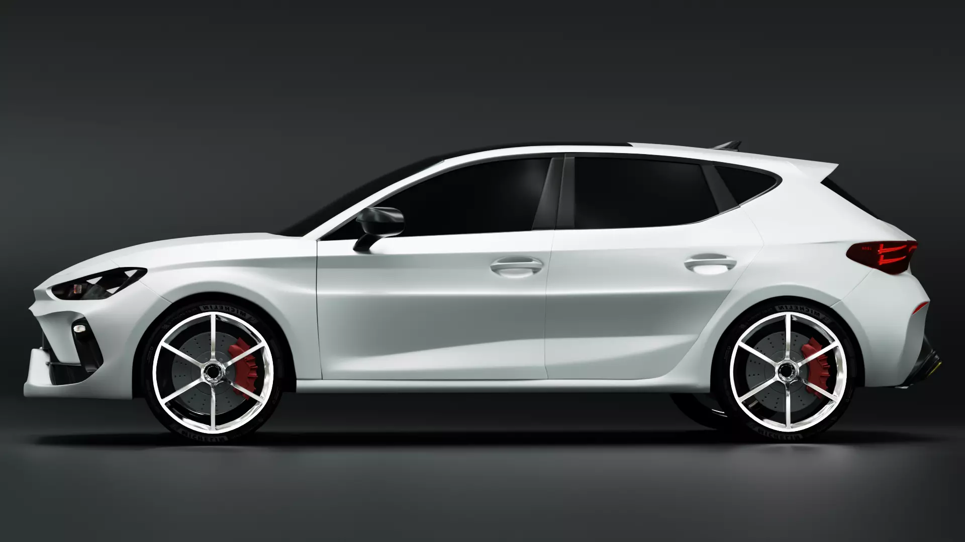 Cupra Leon 2024 Inspired Exterior Concept Body Only No Interior 3D model_12