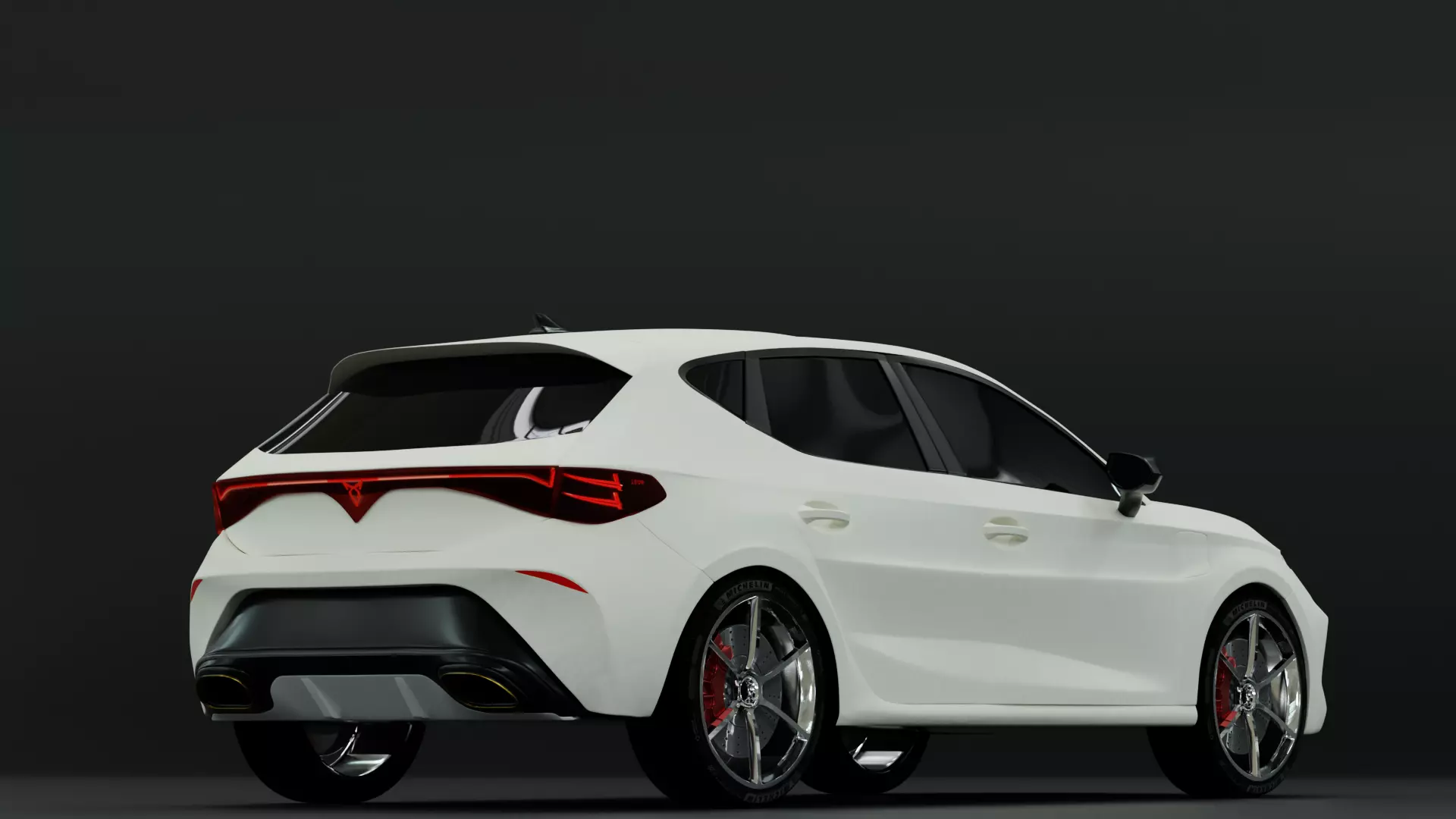 Cupra Leon 2024 Inspired Exterior Concept Body Only No Interior 3D model_6