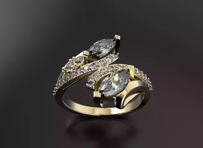 2 Marquis ring 