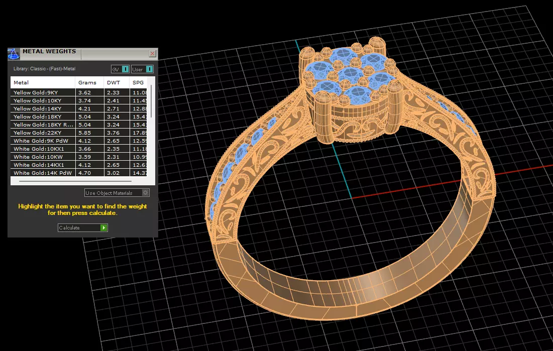 Ring with patterns  3D print model_6