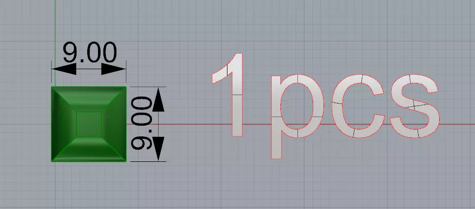 Quad unique ring 3D print model_10