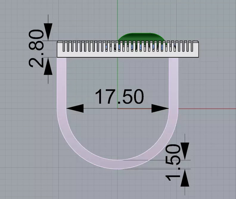 Quad unique ring 3D print model_8