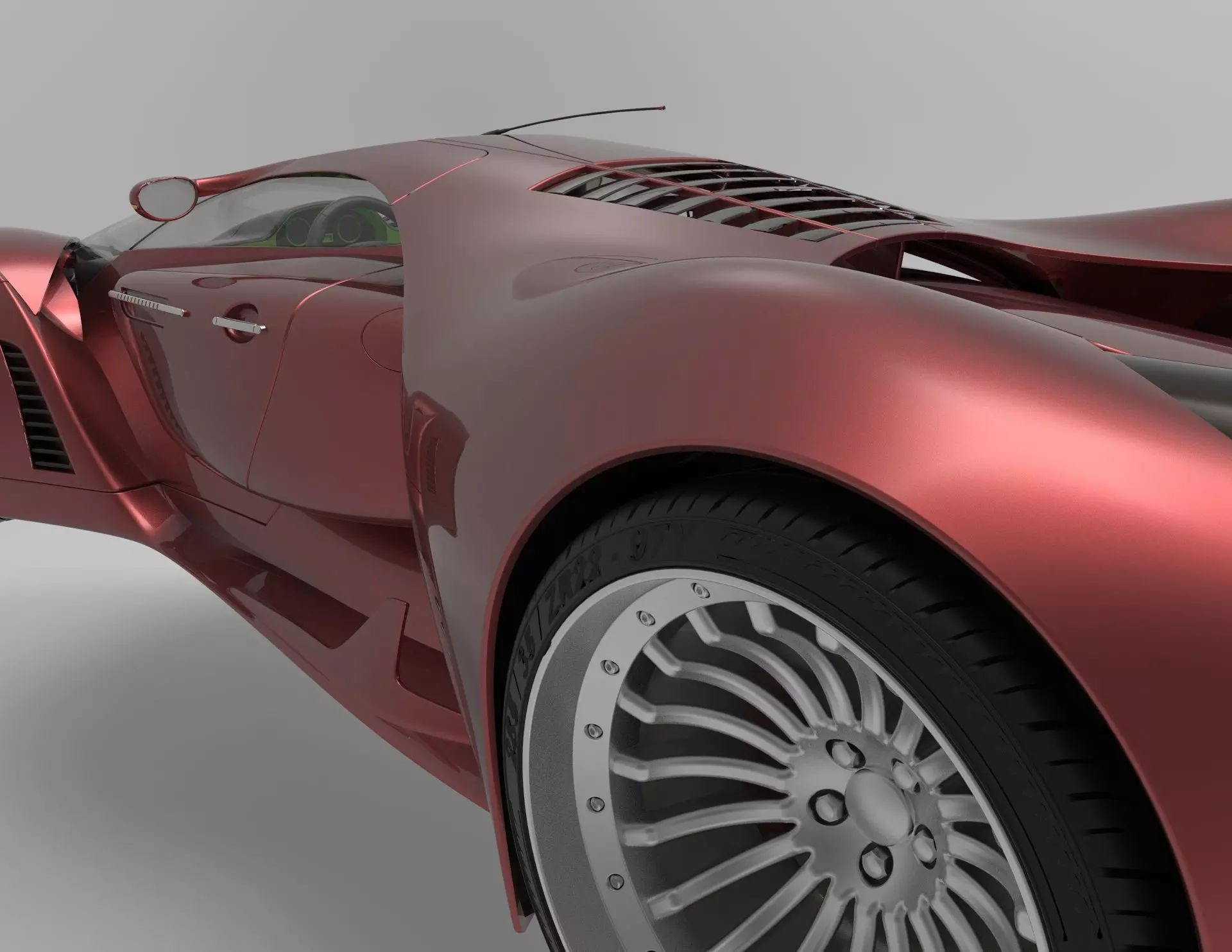 Super sports car model 3D model_11