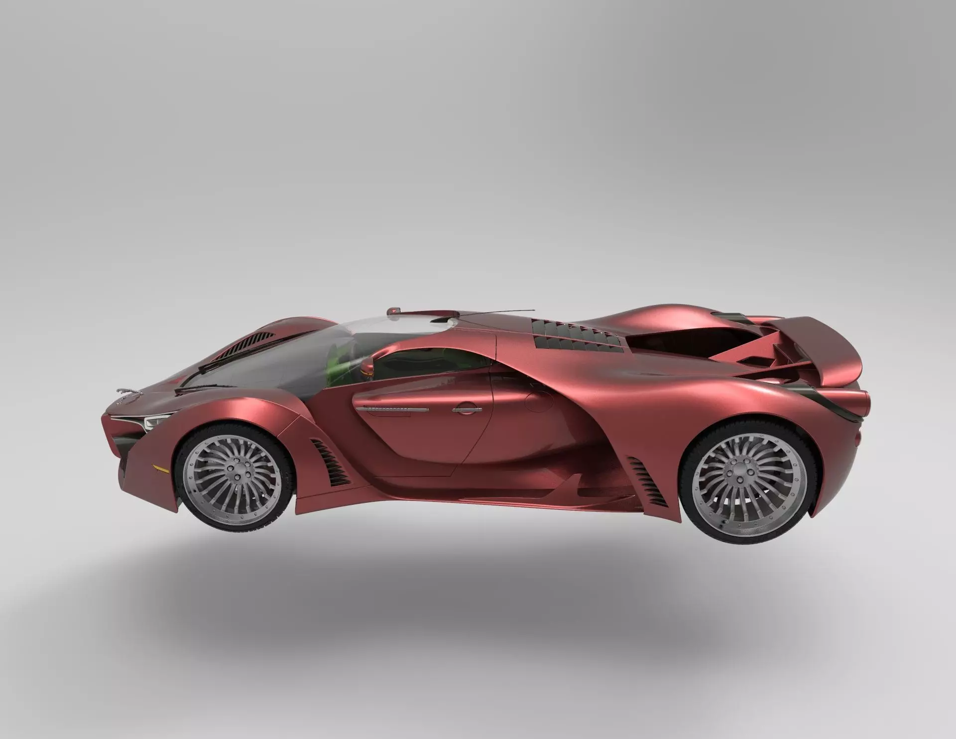 Super sports car model 3D model_10
