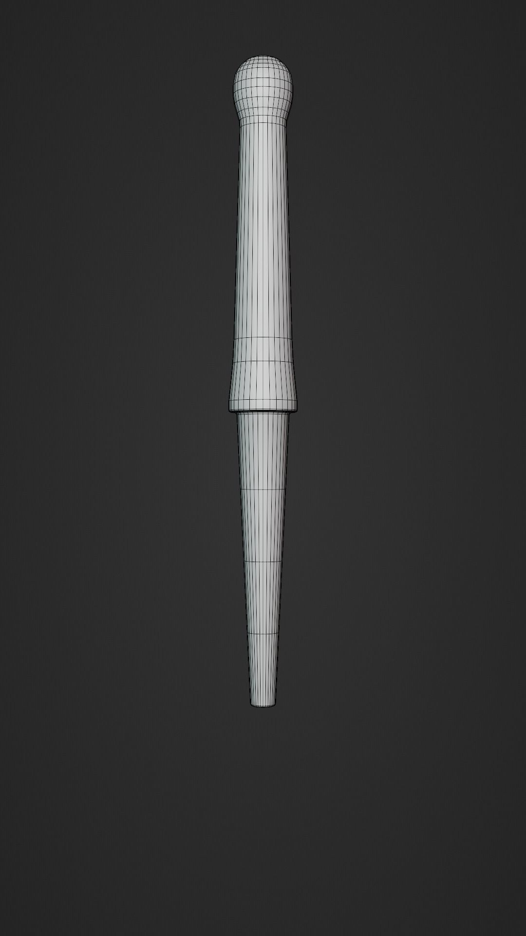 Sapper shovel Low-poly 3D model_17