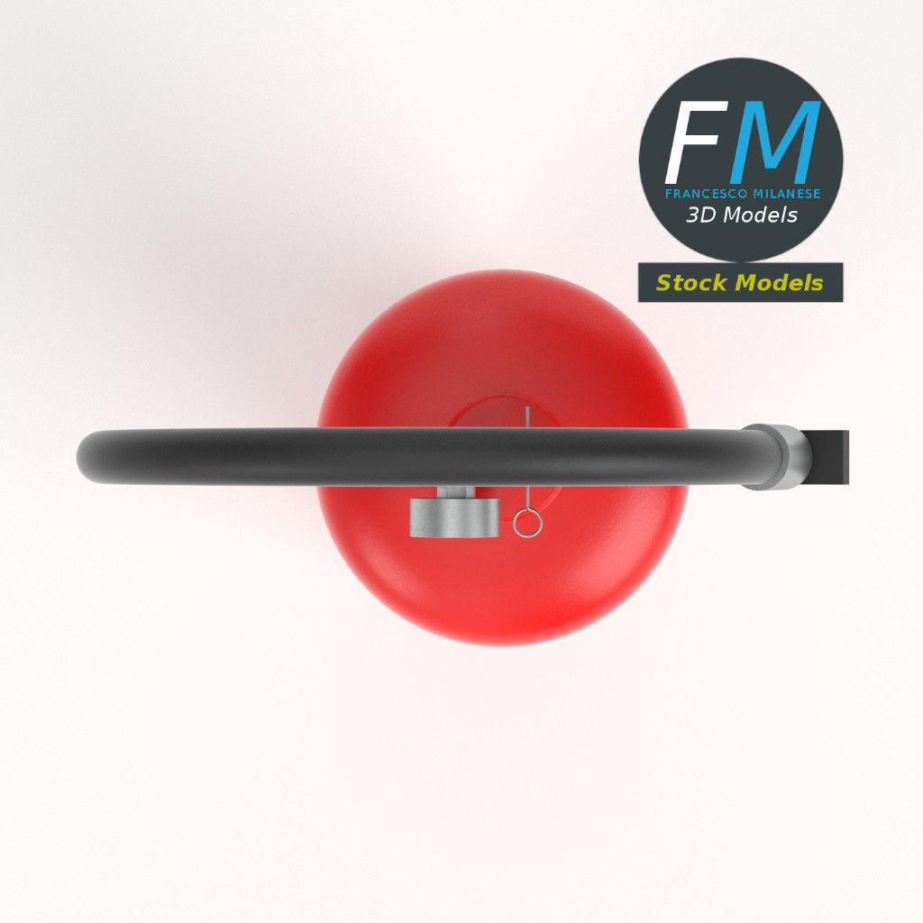 Fire extinguisher 3D model_6